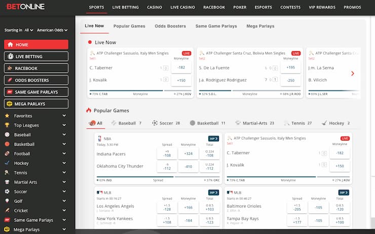 Inside look at BetOnline — a trusted name among in-play betting sites.